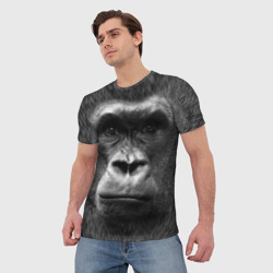 Мужская футболка 3D Взгляд - фото 2