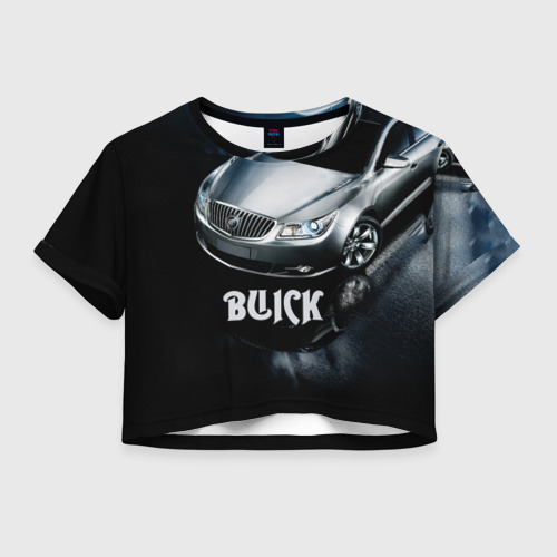 Женская футболка Crop-top 3D Buick, цвет 3D печать