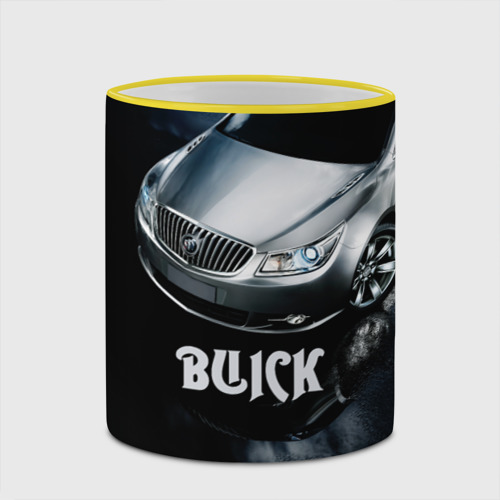 Кружка с полной запечаткой Buick, цвет Кант желтый - фото 4