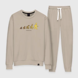 Женский костюм хлопок Эволюция Гомера