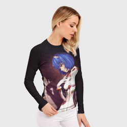 Женский рашгард 3D Евангелион Аянами - фото 2