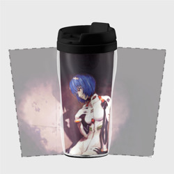 Термокружка-непроливайка Евангелион Аянами - фото 2
