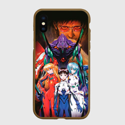 Чехол для iPhone XS Max матовый Евангелион 4