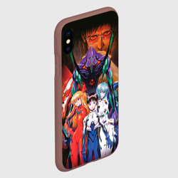 Чехол для iPhone XS Max матовый Евангелион 4 - фото 2