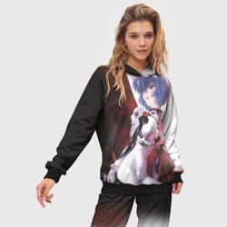 Женский костюм с толстовкой 3D Евангелион 5 - фото 2