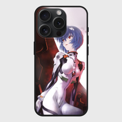 Чехол силиконовый для Apple iPhone 15 Pro матовый Евангелион 5