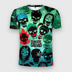 Мужская футболка 3D Slim Suicide Squad