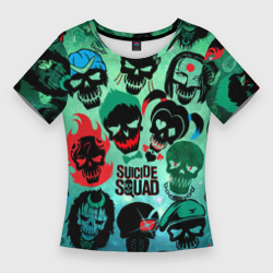 Женская футболка 3D Slim Suicide Squad