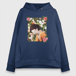 Женское худи Oversize хлопок Ли Чон Сок
