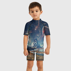 Детский купальный костюм 3D Космос - фото 2