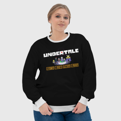 Женский свитшот 3D Undertale 4 - фото 6