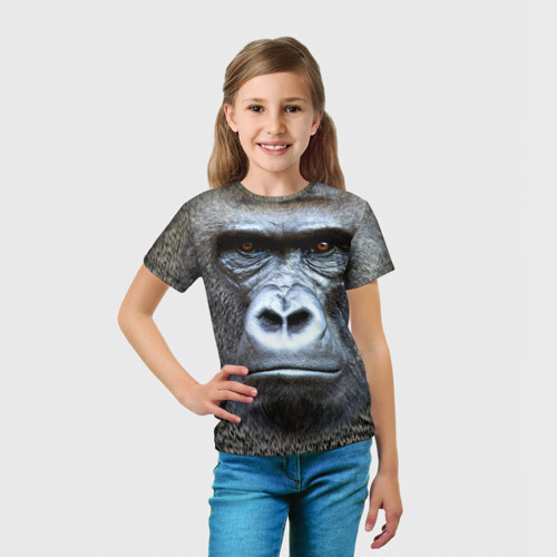 Детская футболка 3D Взгляд, цвет 3D печать - фото 5
