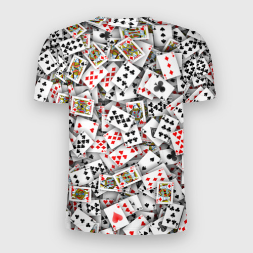 Мужская футболка 3D Slim Игральные карты 3, цвет 3D печать - фото 2