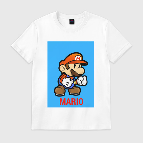 Мужская футболка хлопок SUPERMARIO Фото 01 Мужская футболка хлопок SUPERMARIO Фото 01