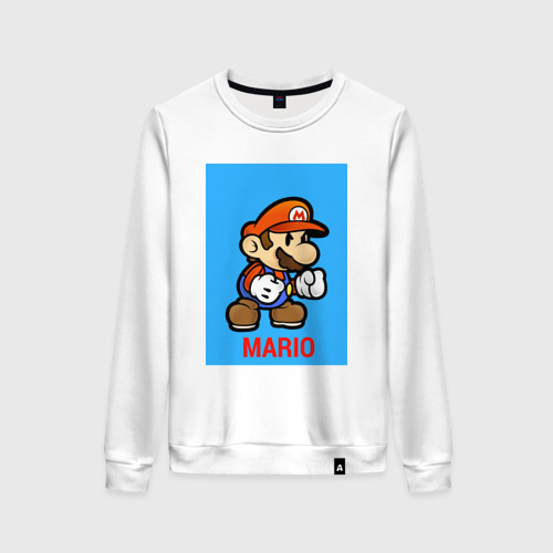 Женский свитшот хлопок SUPERMARIO Фото 01 Женский свитшот хлопок SUPERMARIO Фото 01
