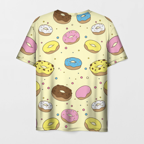 Мужская футболка 3D Сладкие пончики - фото 2