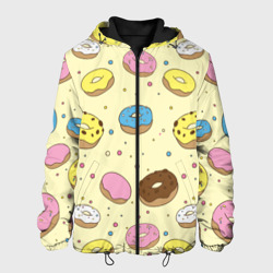 Мужская куртка 3D Сладкие пончики