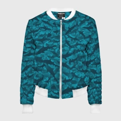 Женский бомбер 3D Акулы