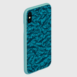 Чехол для iPhone XS Max матовый Акулы - фото 2