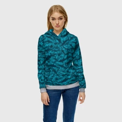 Женская толстовка 3D Акулы - фото 2