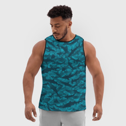 Мужская спортивная майка 3D Акулы - фото 2