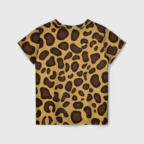 Детская футболка 3D Шкура настоящего леопарда - фото 2