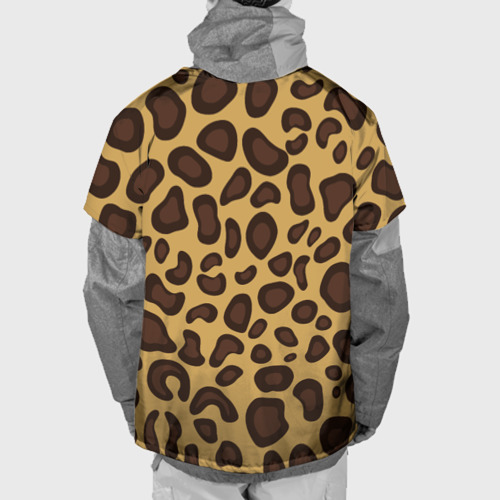 Накидка на куртку 3D Шкура настоящего леопарда, цвет 3D печать - фото 2