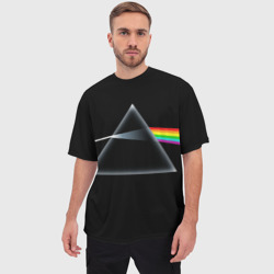 Мужская футболка oversize 3D Pink Floyd - фото 2