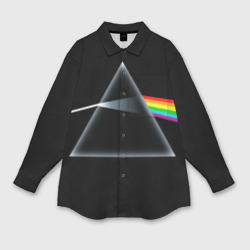 Женская рубашка oversize 3D Pink Floyd