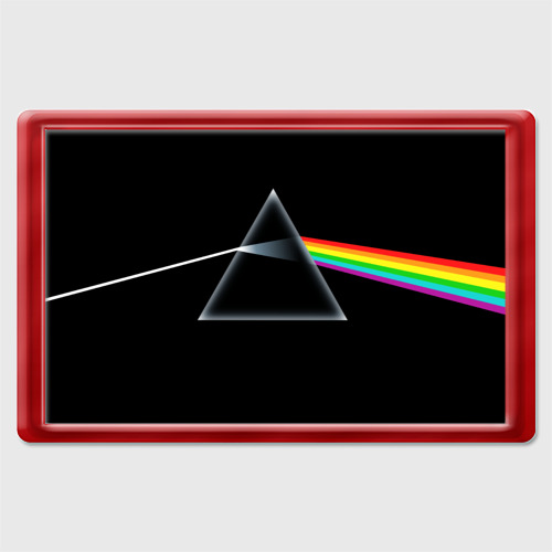 Магнит 45*70 Pink Floyd, цвет красный