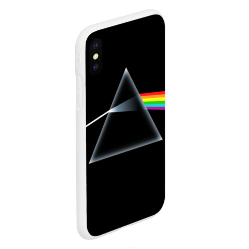 Чехол для iPhone XS Max матовый Pink Floyd, цвет белый - фото 3