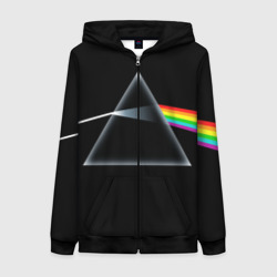 Женская толстовка 3D на молнии Pink Floyd