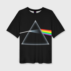 Женская футболка oversize 3D Pink Floyd