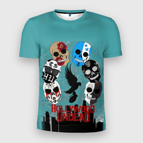 Мужская футболка 3D Slim Hollywood Undead, цвет 3D печать