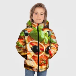 Зимняя куртка для мальчиков 3D Пицца - фото 2