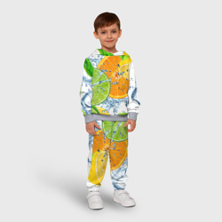 Детский костюм с толстовкой 3D Мятный смузи - фото 2