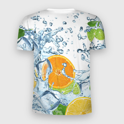 Мужская футболка 3D Slim Мульти фрукт, цвет 3D печать - фото 2