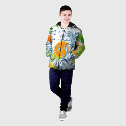 Мужская куртка 3D Мульти фрукт - фото 2