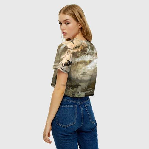 Женская футболка Crop-top 3D Сталкер, цвет 3D печать - фото 5