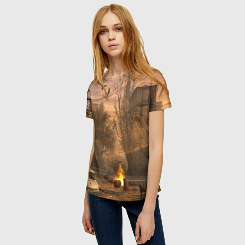Женская футболка 3D Stalker, цвет 3D печать - фото 3