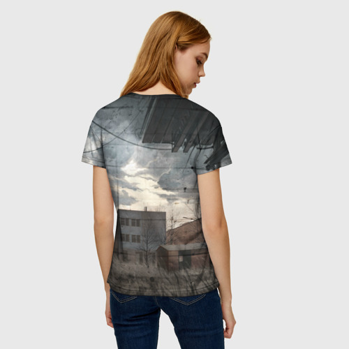 Женская футболка 3D Сталкер, цвет 3D печать - фото 4