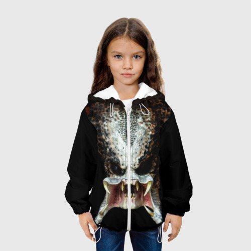 Детская куртка 3D Хищник, цвет белый - фото 4