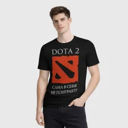 Мужская футболка 3D Dota 2 сама в себя не поиграет! - фото 2