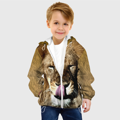 Детская куртка 3D Взгляд, цвет белый - фото 3