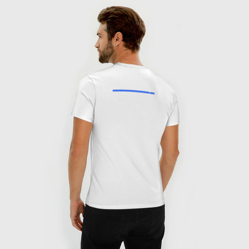 Мужская футболка хлопок Slim Проект Экс 'Чемпион' [2016], цвет белый - фото 4