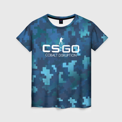 Женская футболка 3D Cs:go - Cobalt Disruption Ржавый кобальт, цвет 3D печать