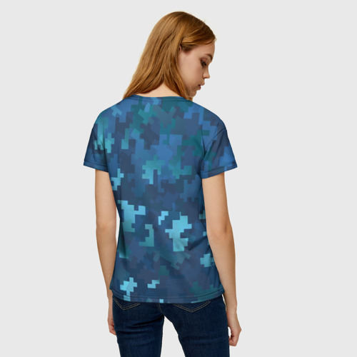 Женская футболка 3D Cs:go - Cobalt Disruption Ржавый кобальт, цвет 3D печать - фото 4