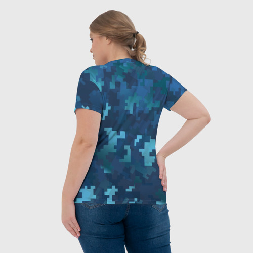 Женская футболка 3D Cs:go - Cobalt Disruption Ржавый кобальт, цвет 3D печать - фото 7