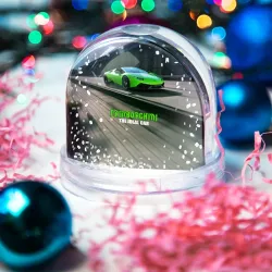 Игрушка Снежный шар Lamborghini - фото 2