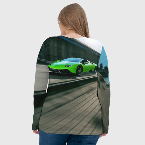 Женский лонгслив 3D Lamborghini - фото 7